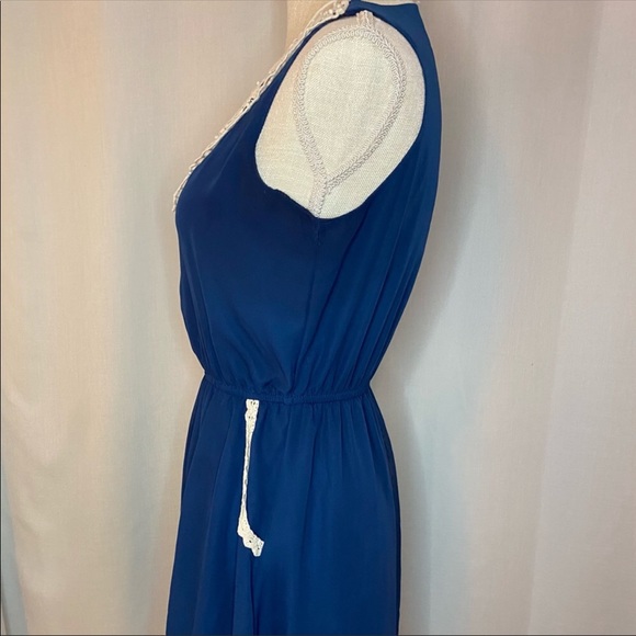 Blue Vintage Bohemian Dress - Picture 5 of 14